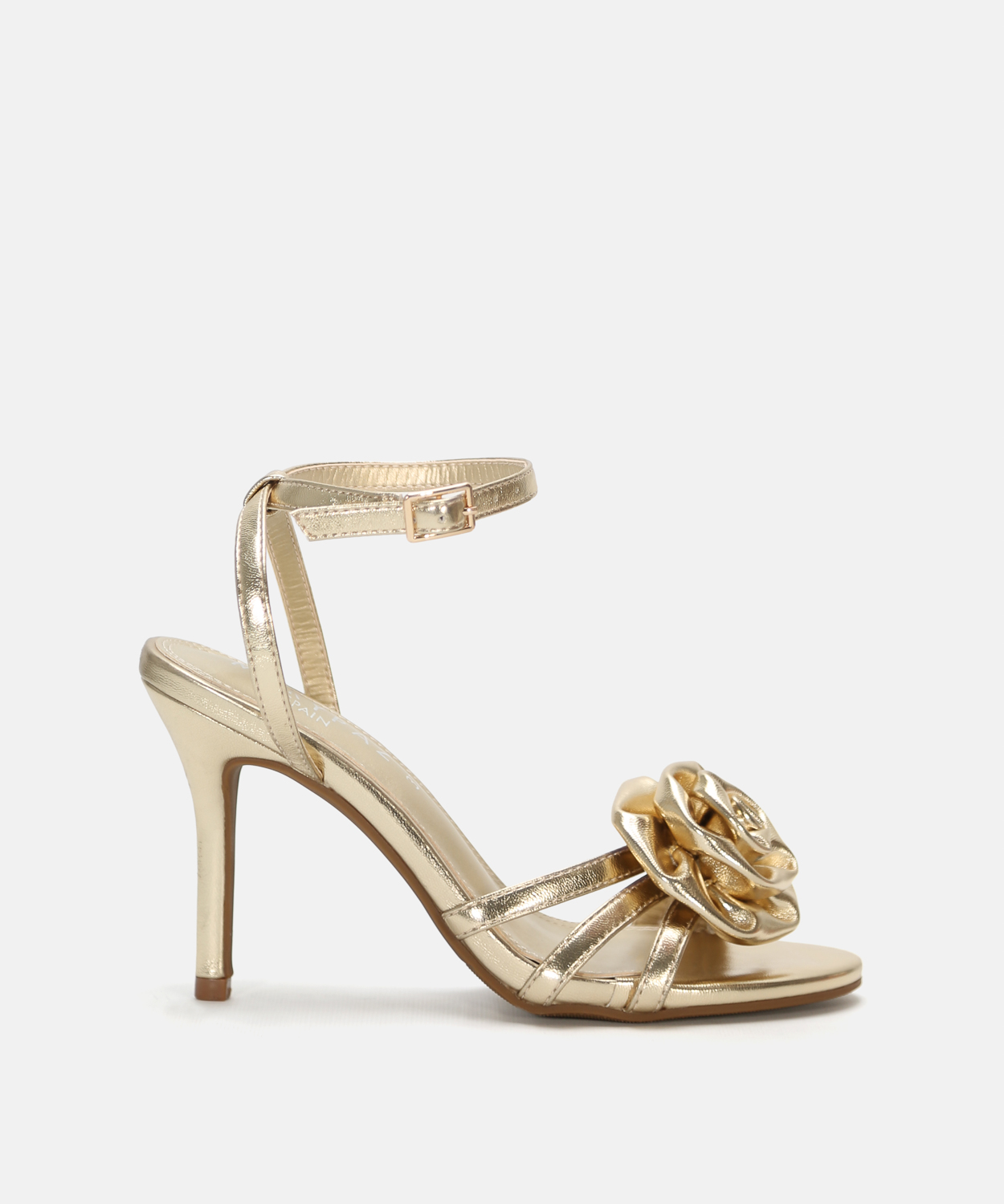 Sandalia tac&oacute;n flor image number null